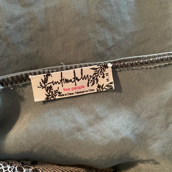 Free People Lace Cami Layered Satin - Picture 3 of 4